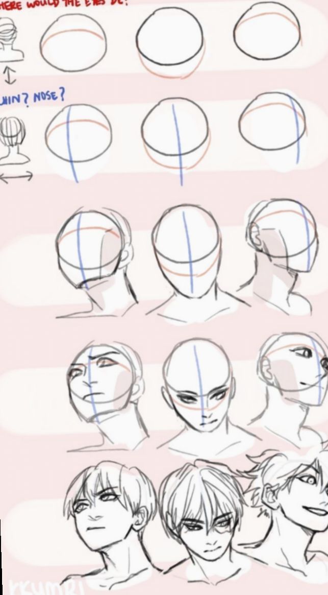 11+ Anime Face Drawing Tutorial