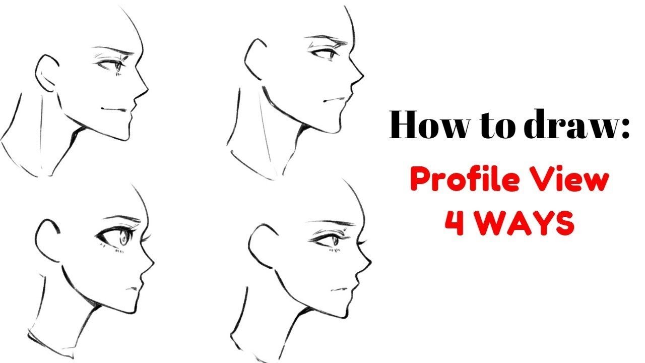 25+ Best Looking For Boy Side Profile Drawing Step By Step ...
