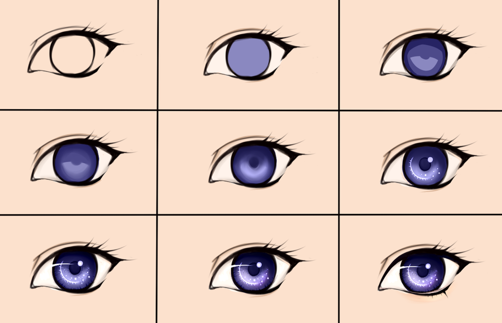 43+ How To Draw Anime Eyes Digitally Pics