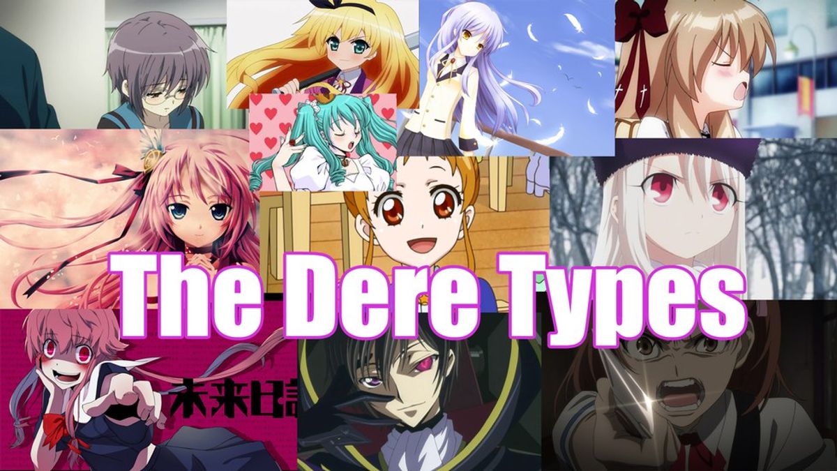 A Rundown Of The Different "Dere" Types In Anime
