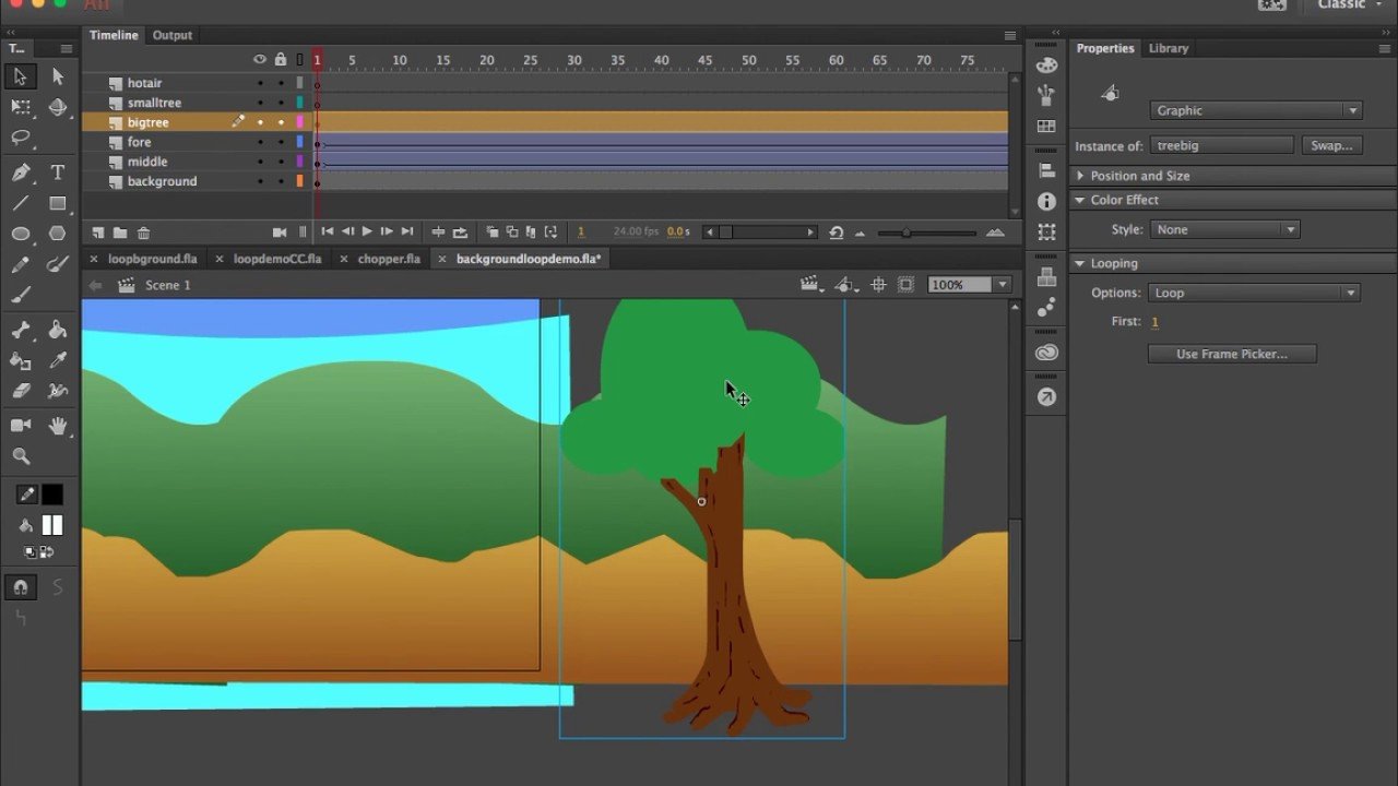 Adding Details to Background Looping Animation Adobe ...