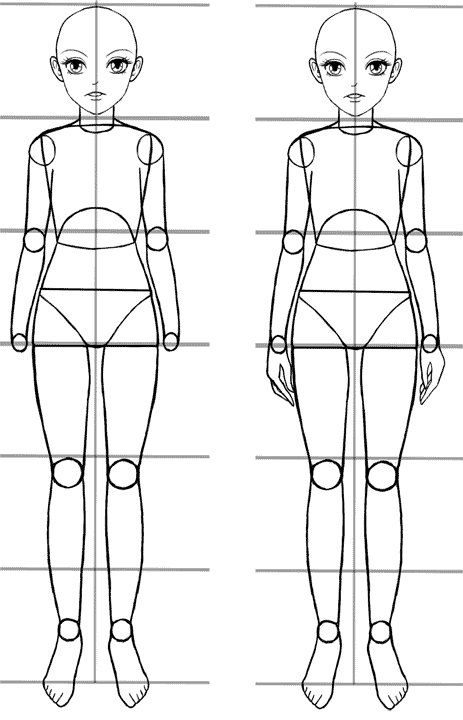 An Easy Anime Body Proportions Tutorial