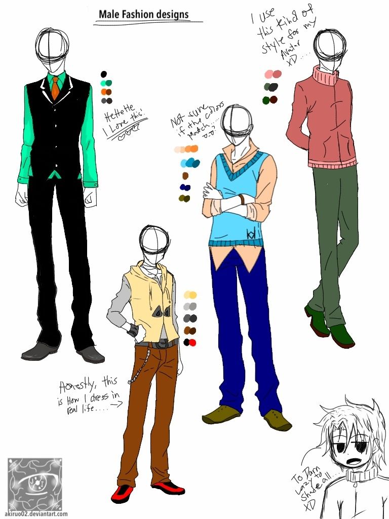 anime clothes designs