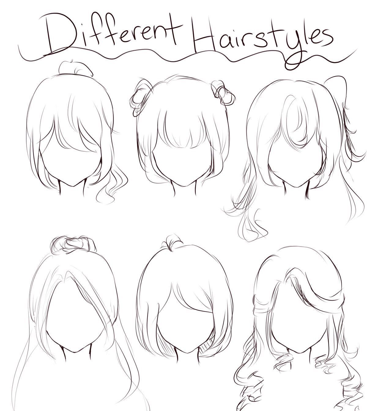 Anime Female Hairstyle Reference