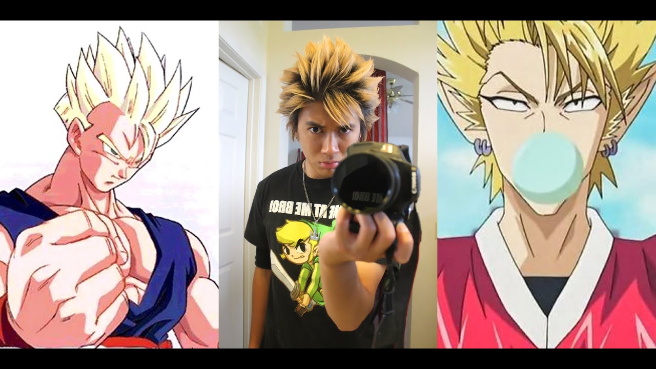 Anime Hairstyle Gohan and Hiruma Hairstyle Tutorial