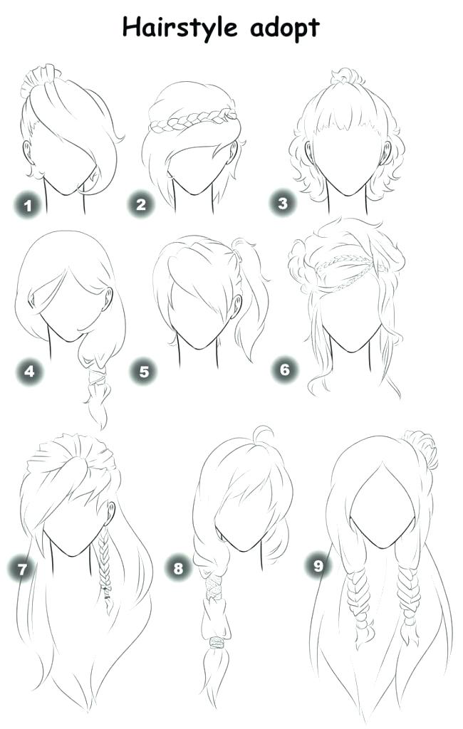 Anime Sketch Step By Step at PaintingValley.com
