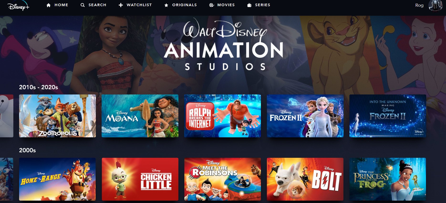 Disney+ Adds Walt Disney Animation Studios Collection ...
