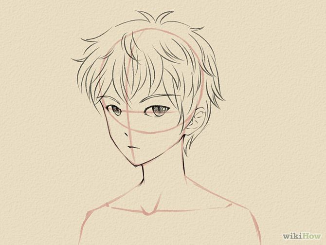 Draw a Manga Face (Male)