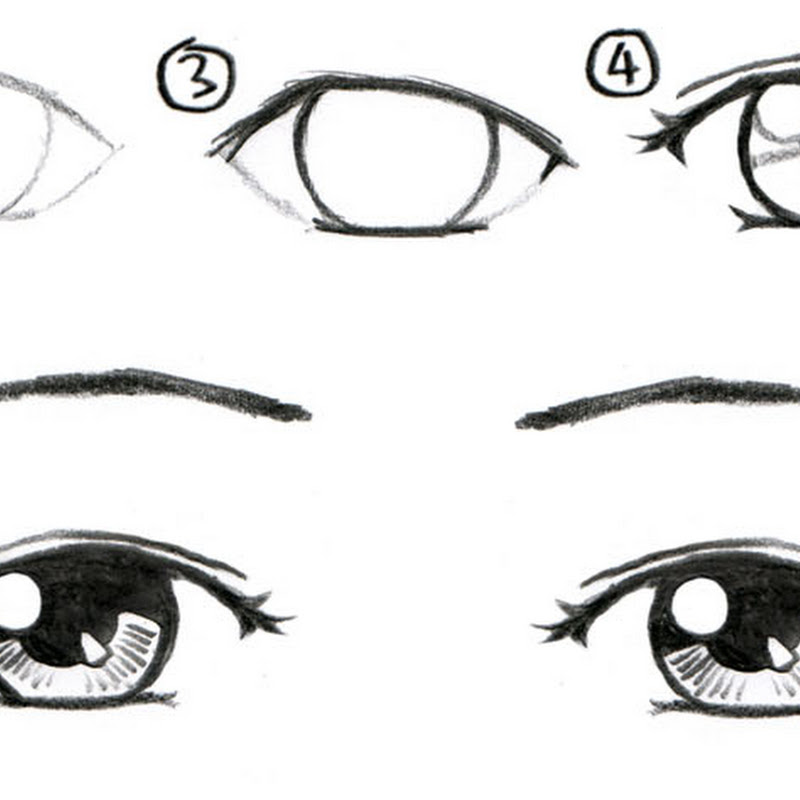 drawings of eyes crying step by step