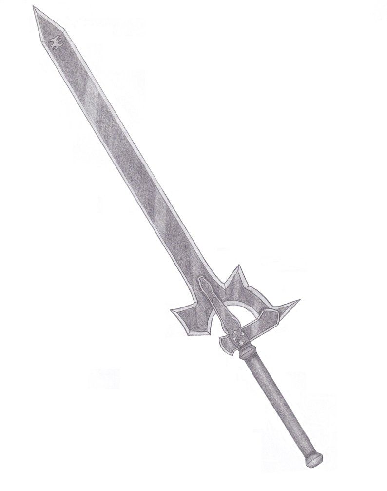 Drawn anime sword #10