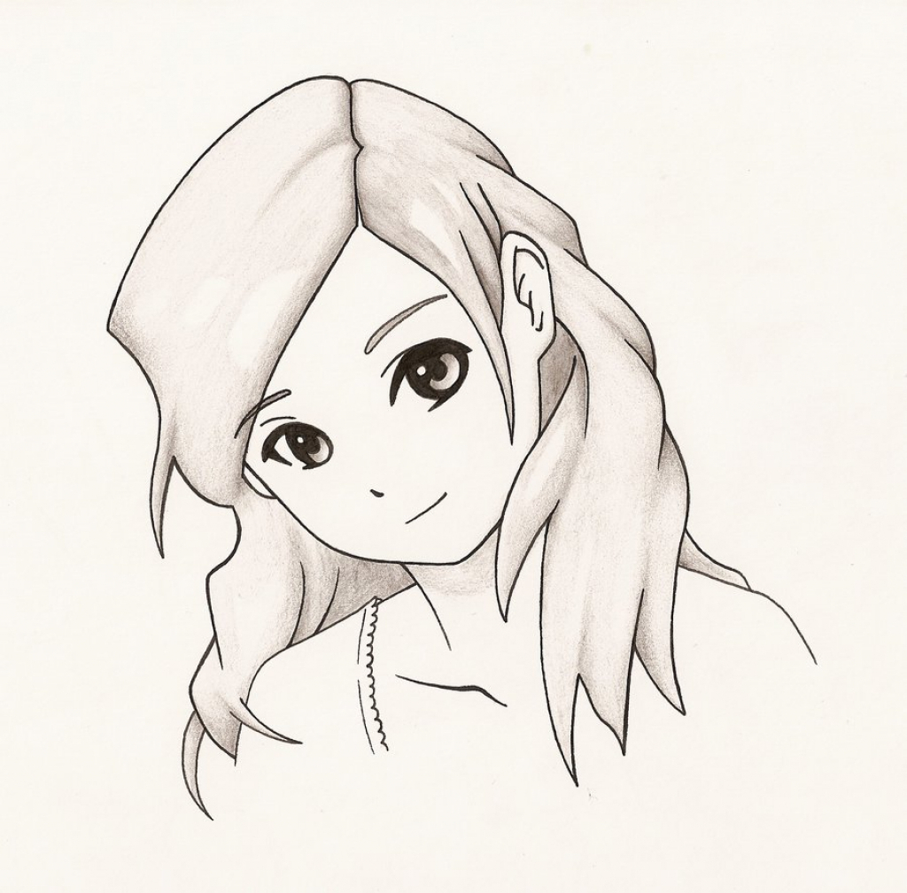 Easy Anime Drawing at GetDrawings