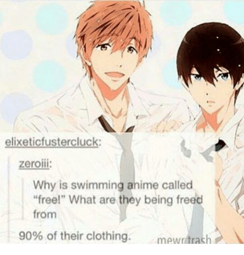 Elixeticfustercluck Zeroiii Why Is Swimming Anime Called ...