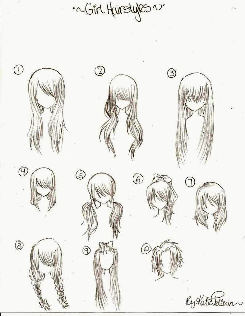 Girl Anime Hairstyles
