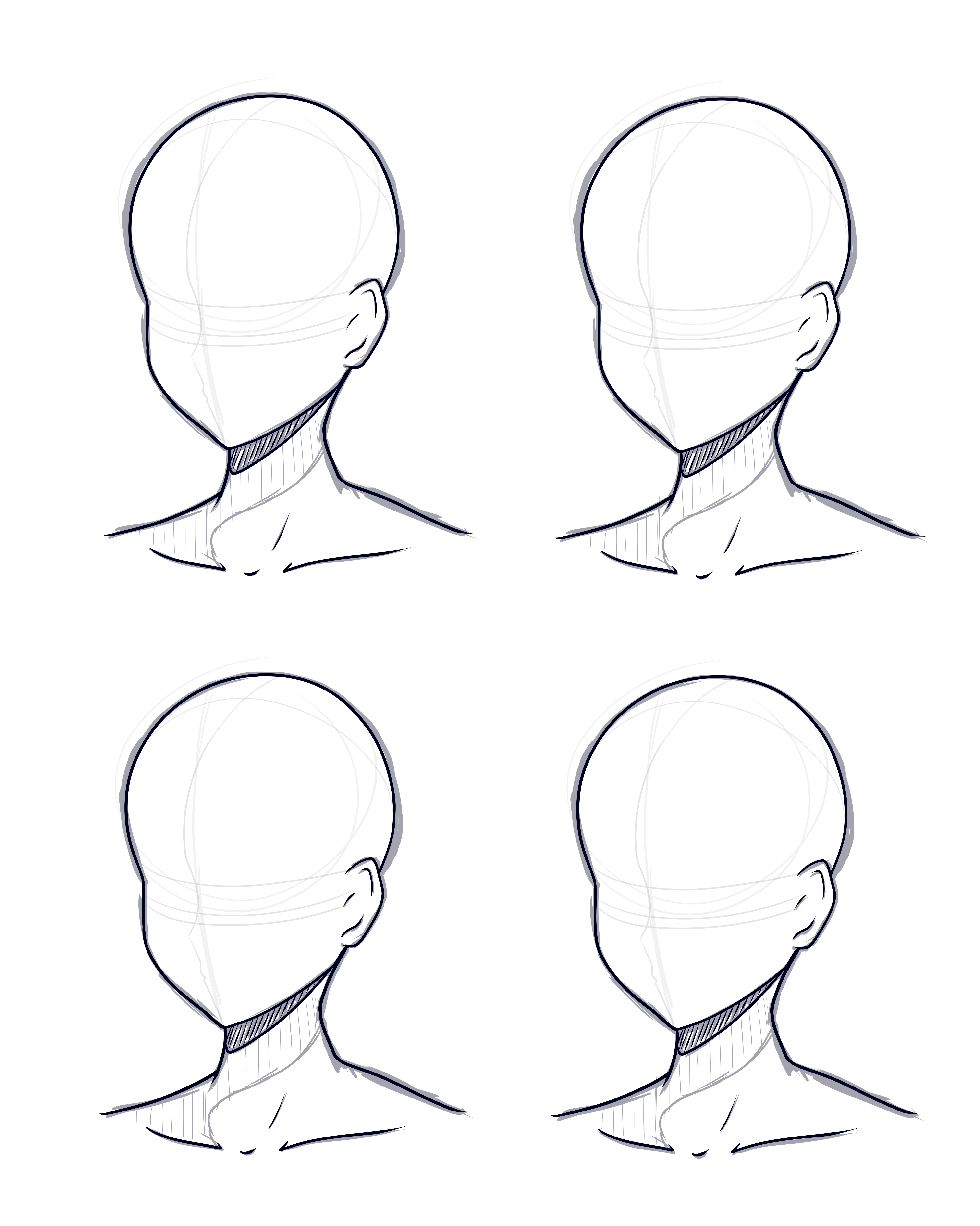 Head Design Base (Sketch and Lineart) by Sayuqt on DeviantArt