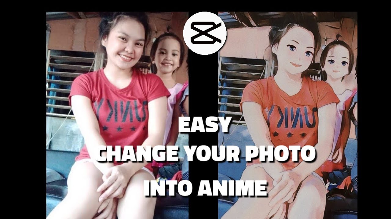 HOW TO CHANGE your PICTURE INTO ANIME using CapCut ENGLISH ...