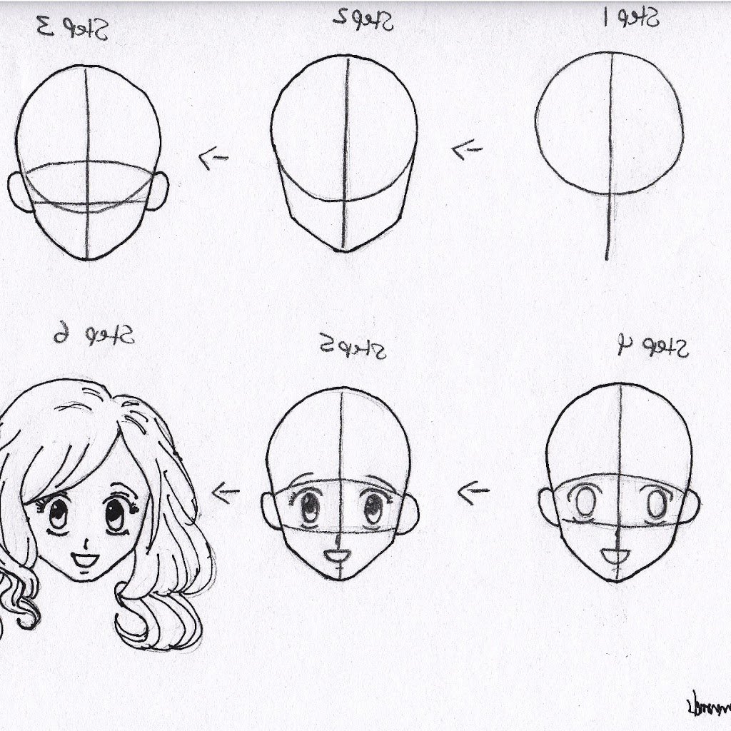 How To Draw Anime Beginners Step By Step