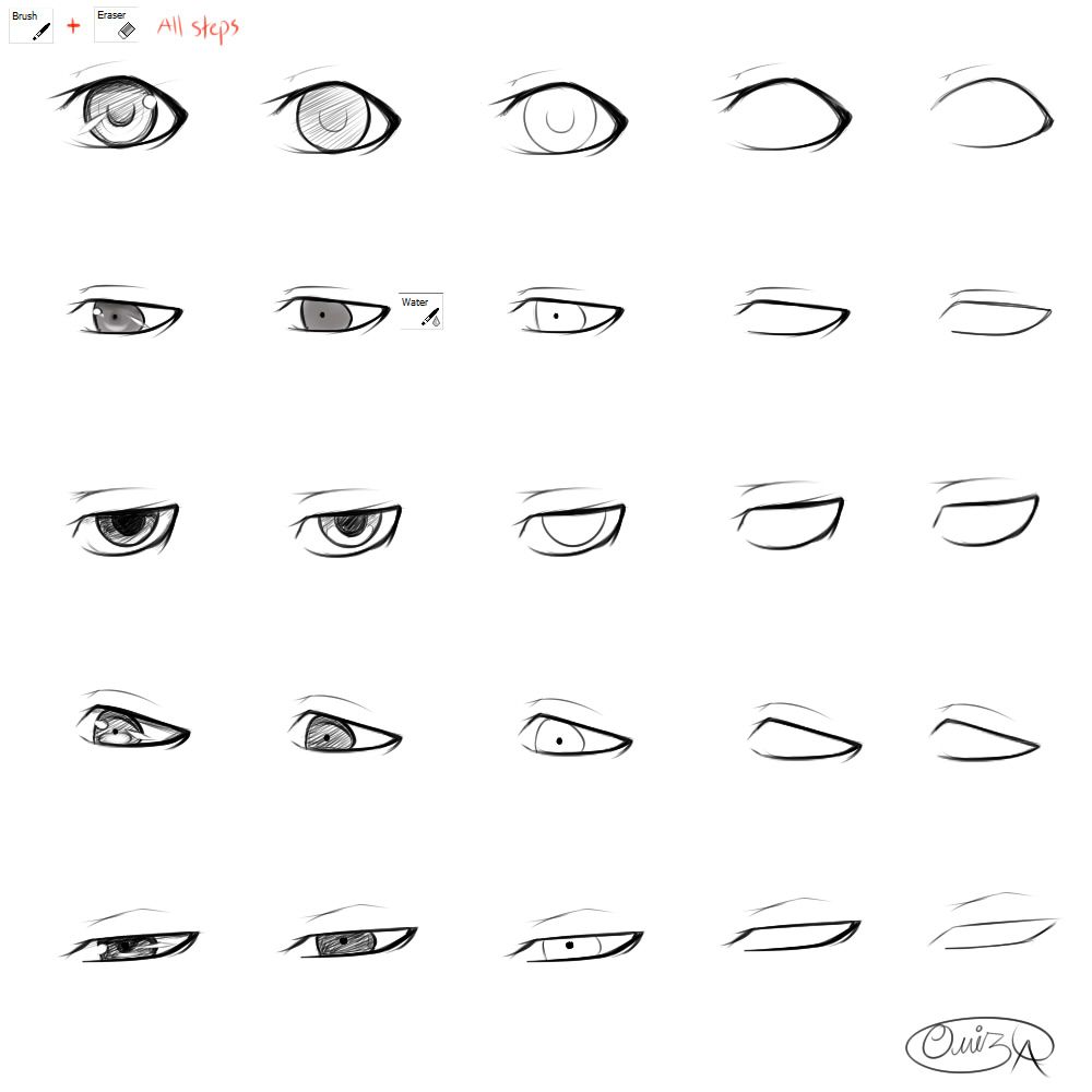 How to draw anime eyes, Guy drawing, Anime eye drawing
