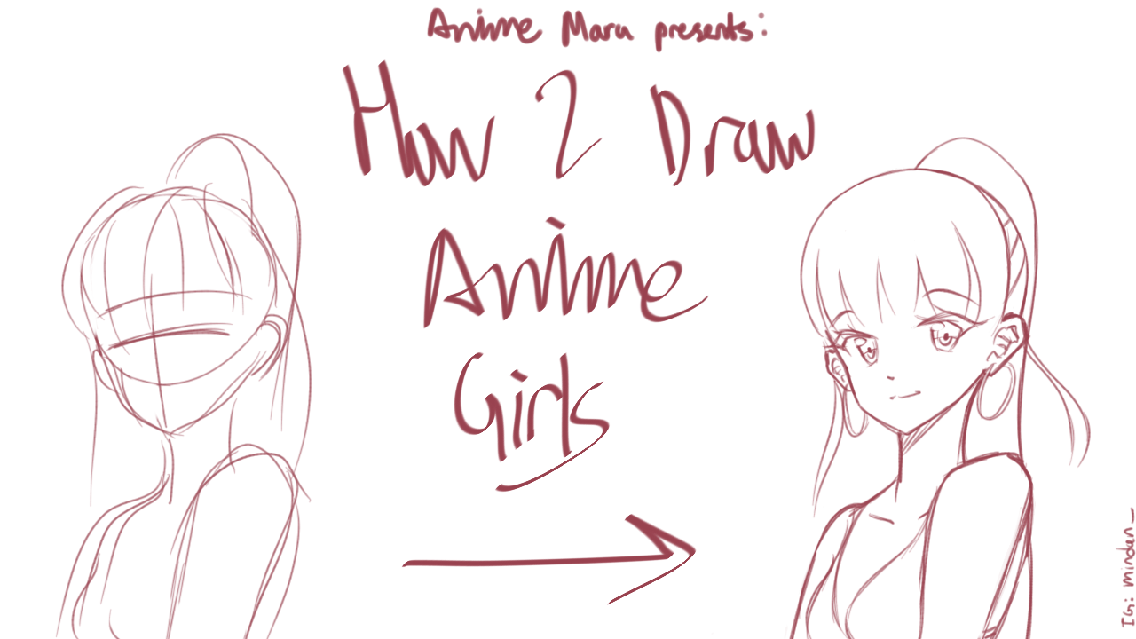 How To Draw Anime Girl Easy Step By Step