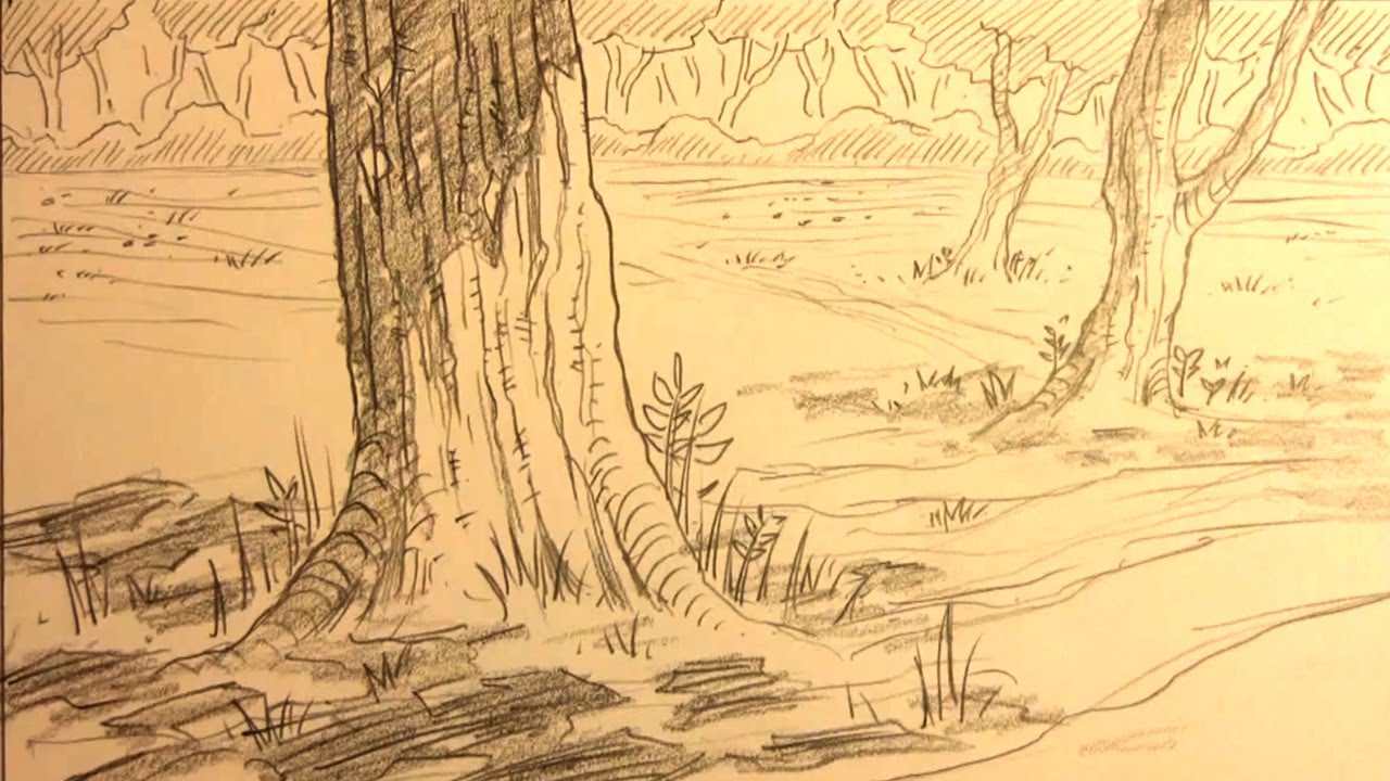 How to Draw Forest Backgrounds for Manga
