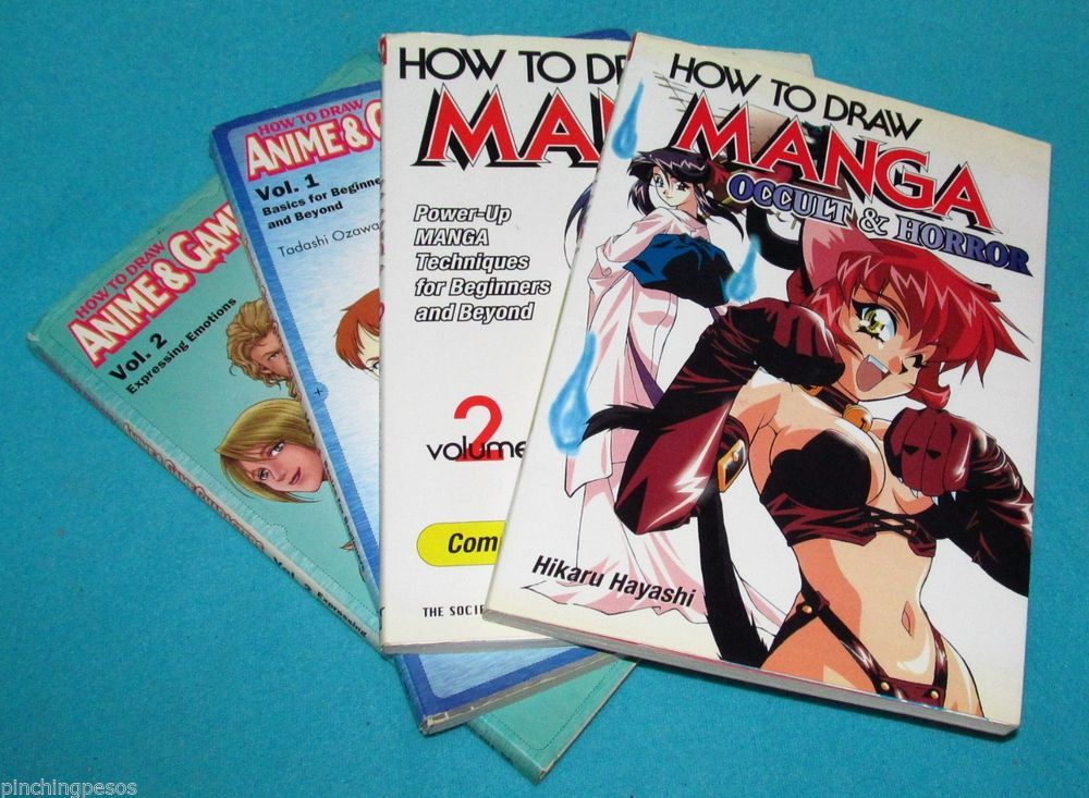 How To Draw Manga, Anime, and Game Characters Vol 1 &  2 ...