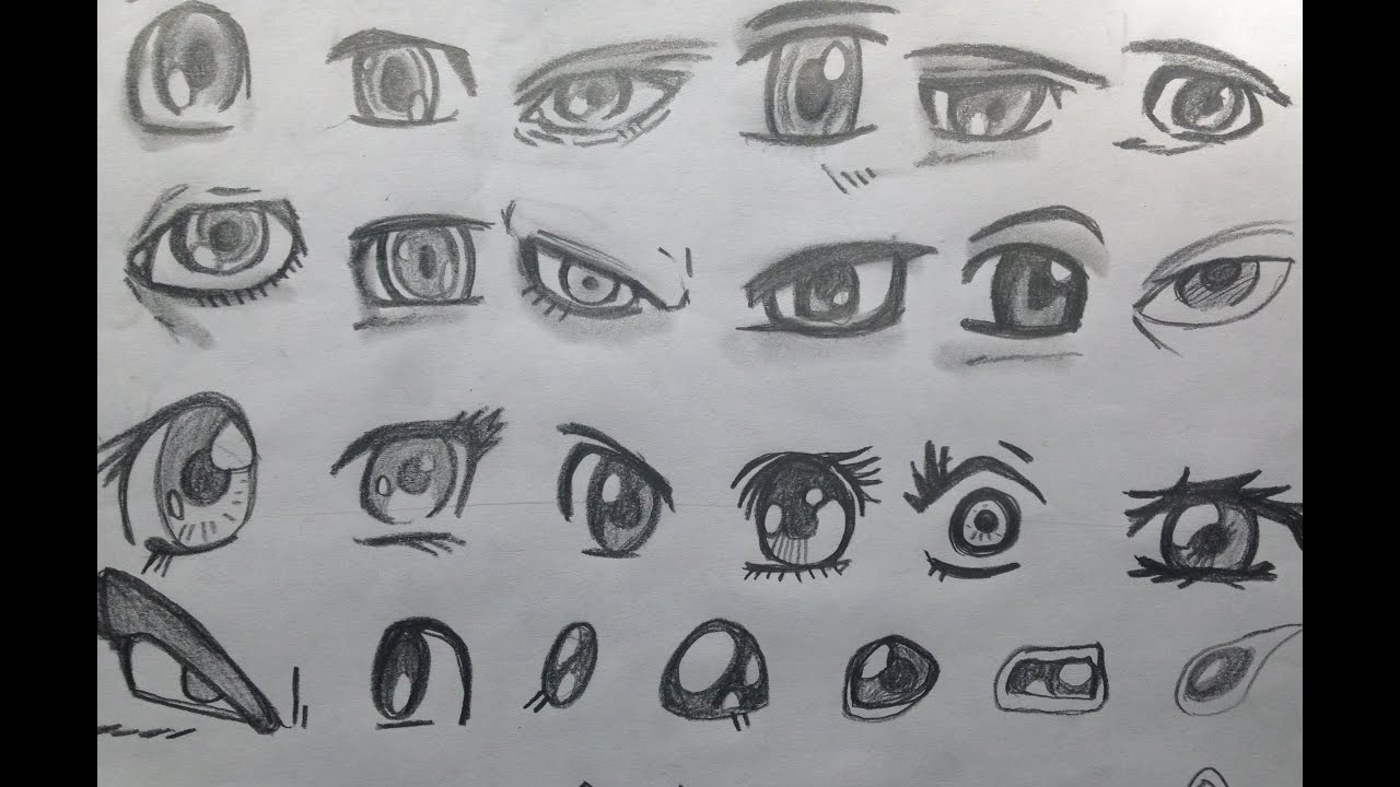 How to Draw Manga Eyes for the Absolute Beginner (9/23 ...