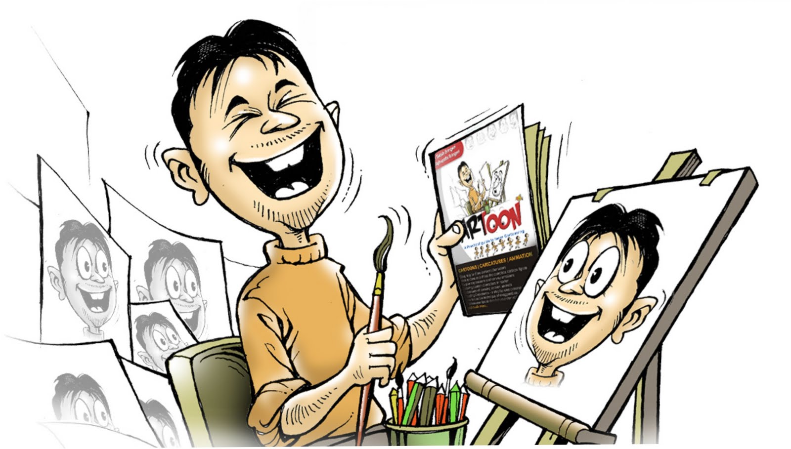 LEARN CARTOONS:  ARTOON How to become a cartoonist and animator?