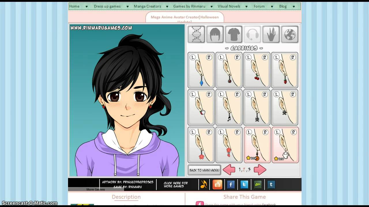 Making my own anime character!