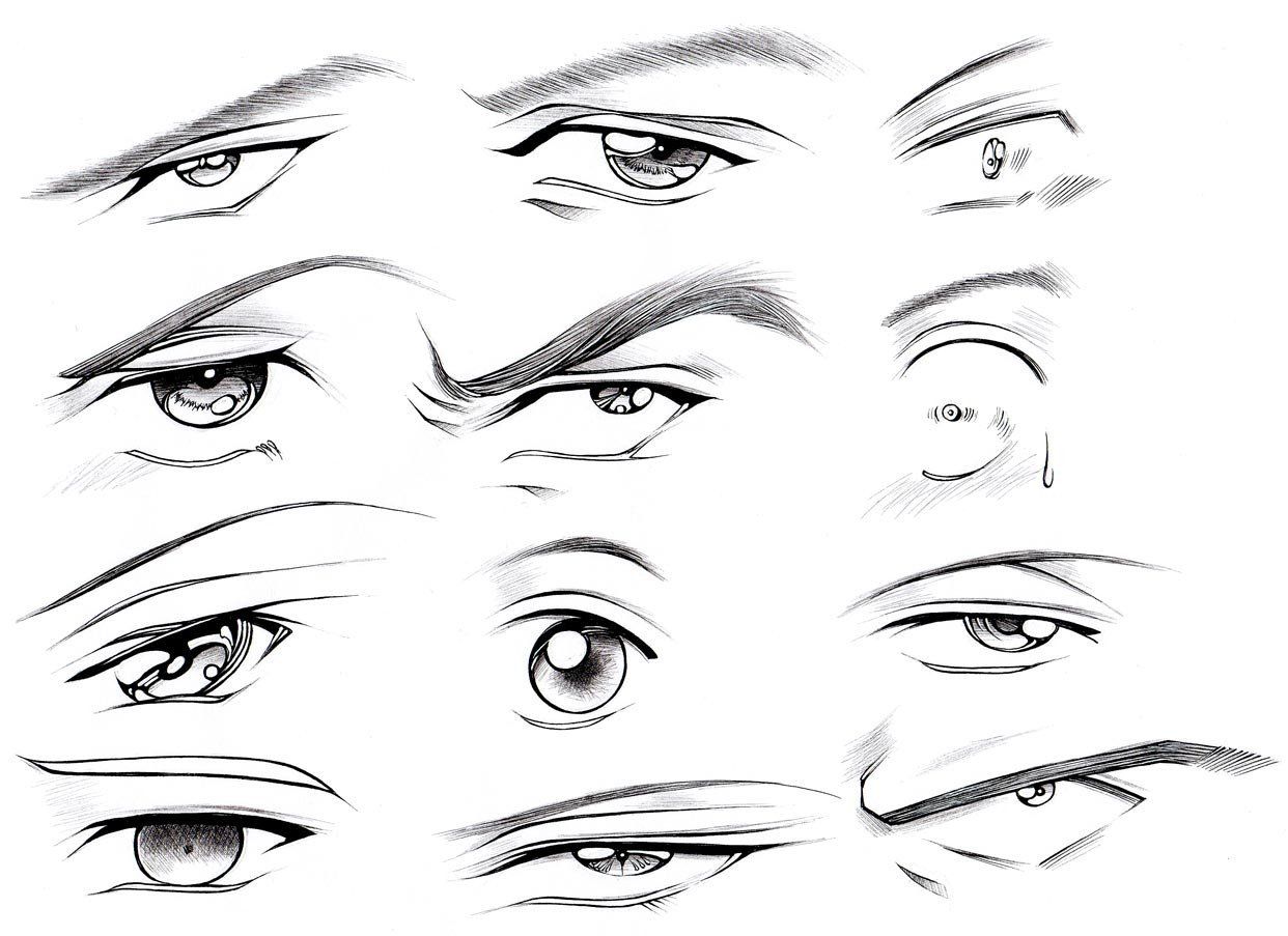 Manga eyes image by Hugo Costa on Body
