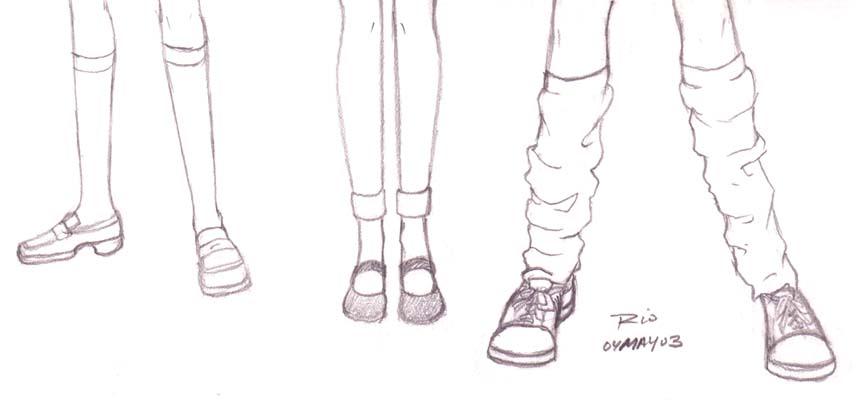 Manga Tutorial Base: Tutorials: Shoes