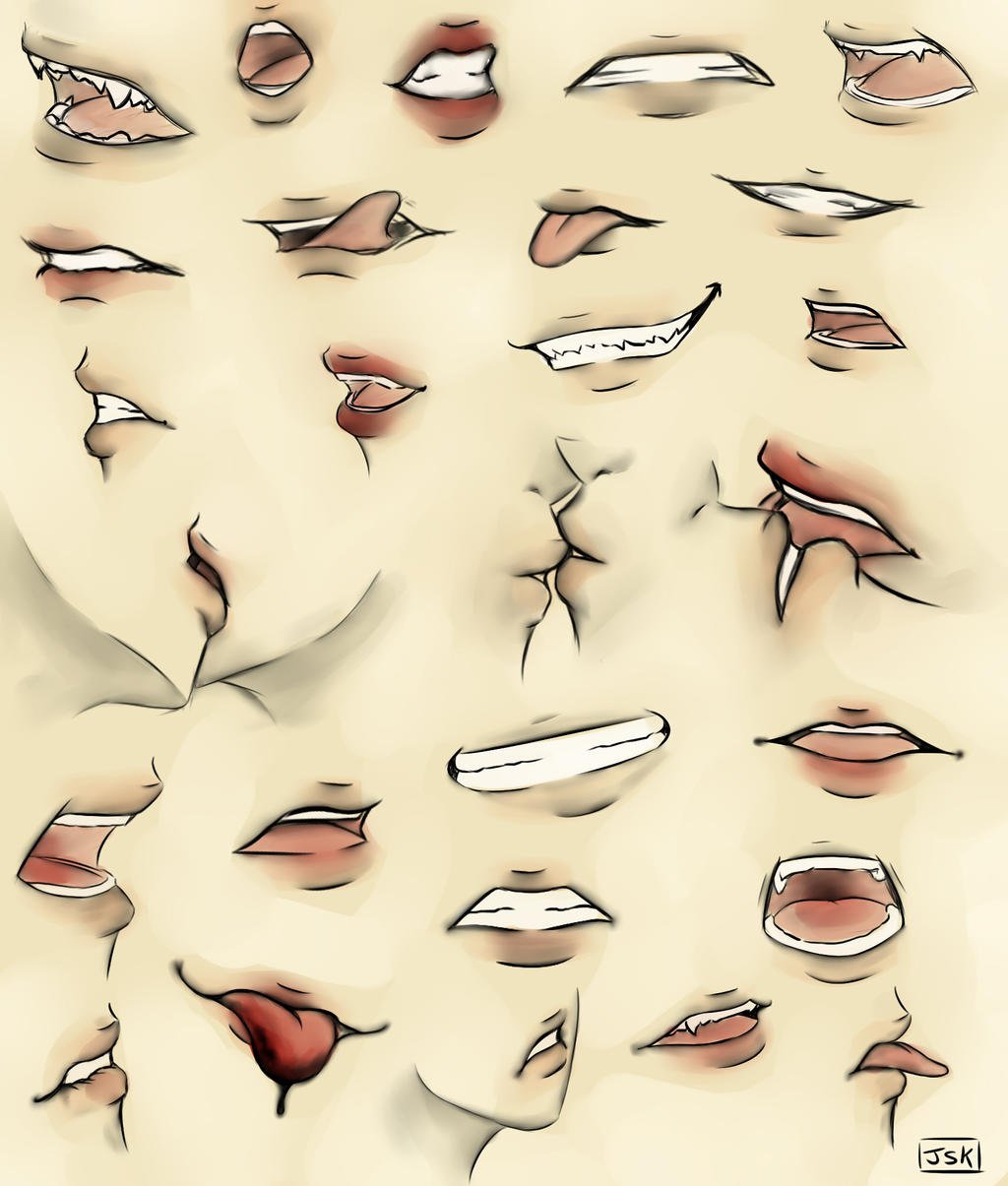 Mouth Practice by Juuria66 on DeviantArt