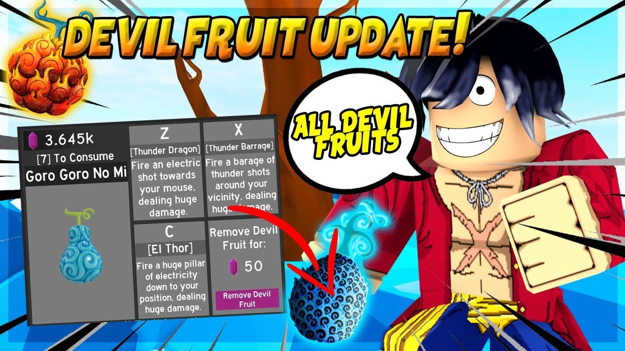 NEW UPDATE AND ALL DEVIL FRUITS IN ANIME FIGHTING ...