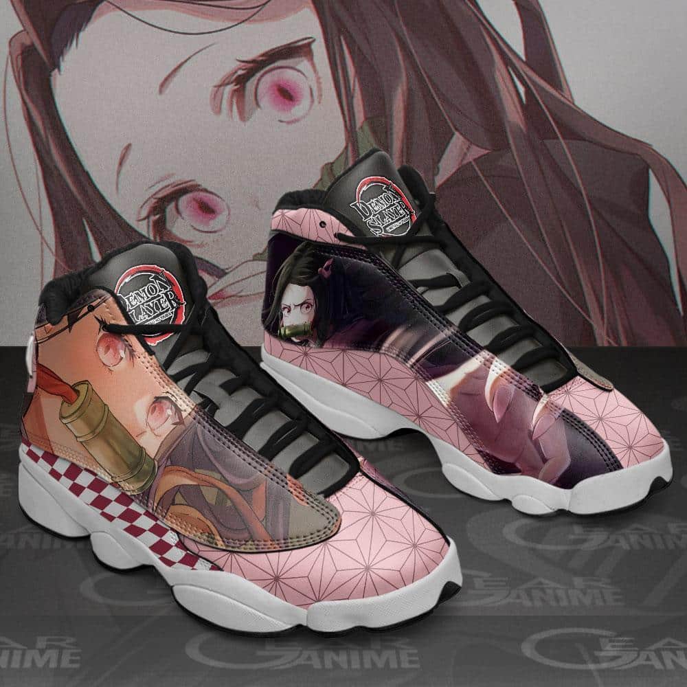 Nezuko Sneakers Demon Slayer Custom Anime Shoes MN10