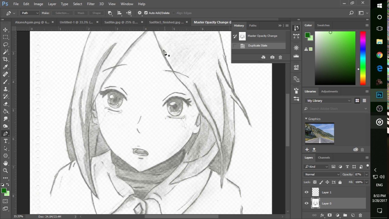 Photoshop: Using The Pen Tool for Anime Art
