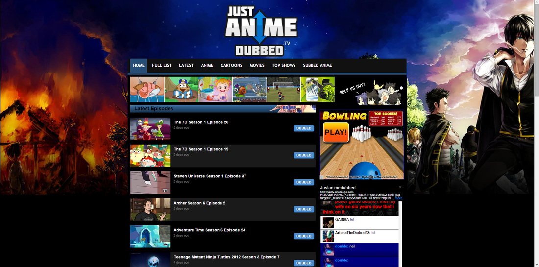 Top Dubbed Anime Streaming Websites