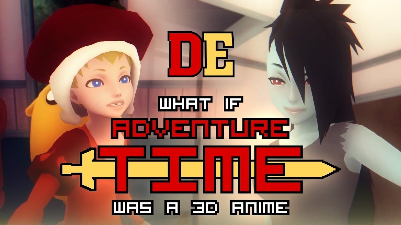 Was wäre, wenn " Adventure Time"  ein 3D Anime wär?